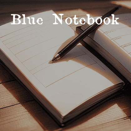 Blue Notebook - Anime Visual novel about the love and mystery