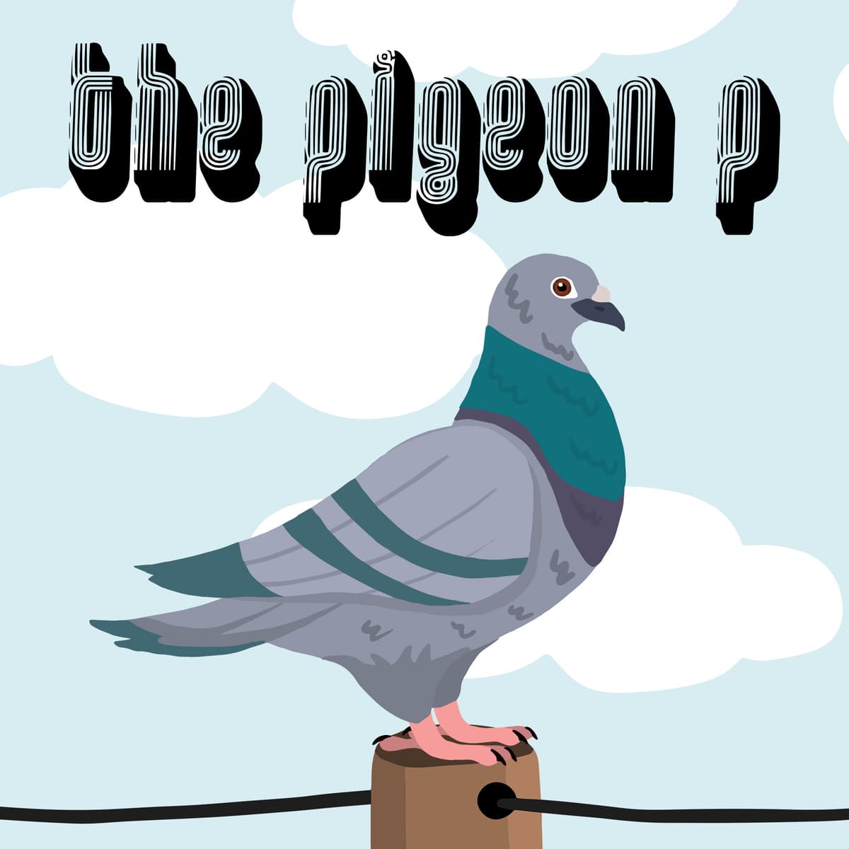 The Pigeon P logo