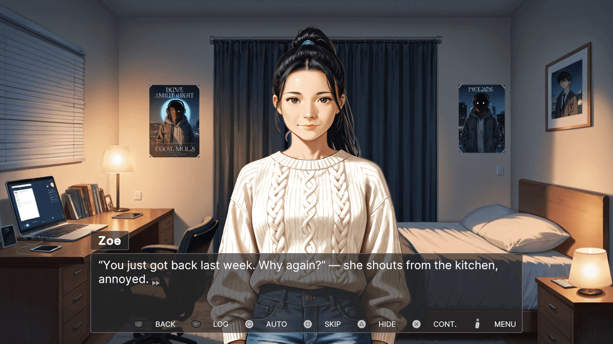 A house that glows -