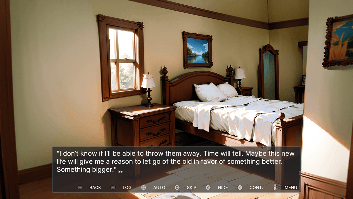 Blue Notebook game screenshot