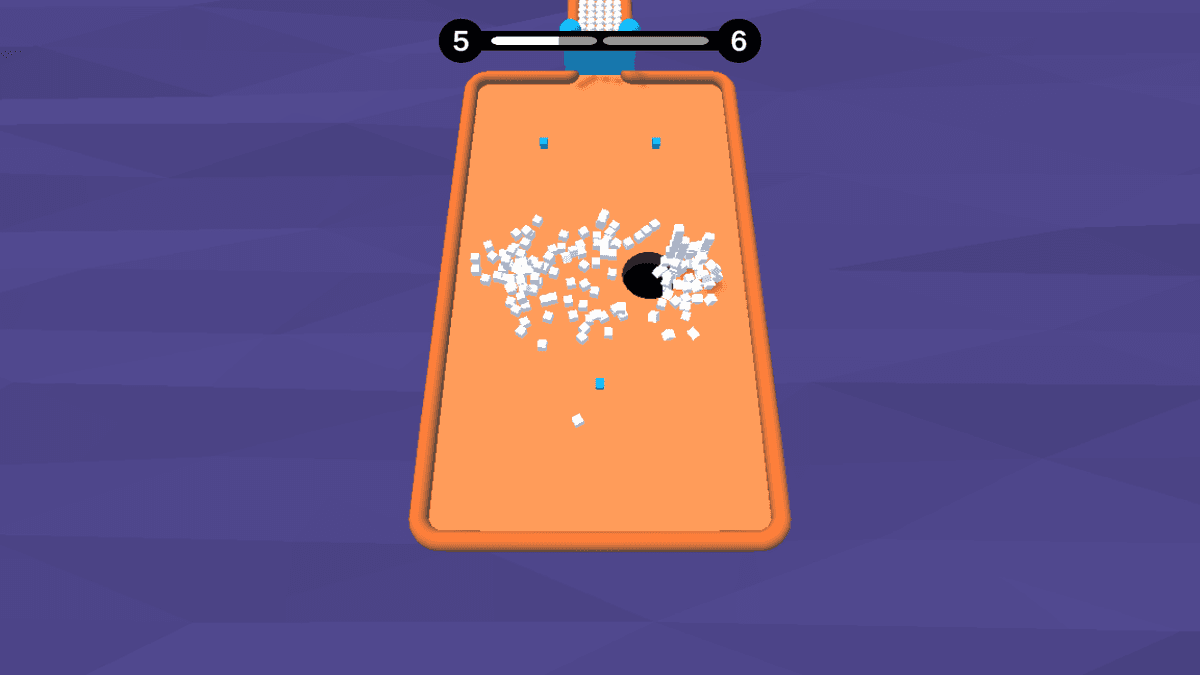 Hole Theory interactive game with fun hole puzzles