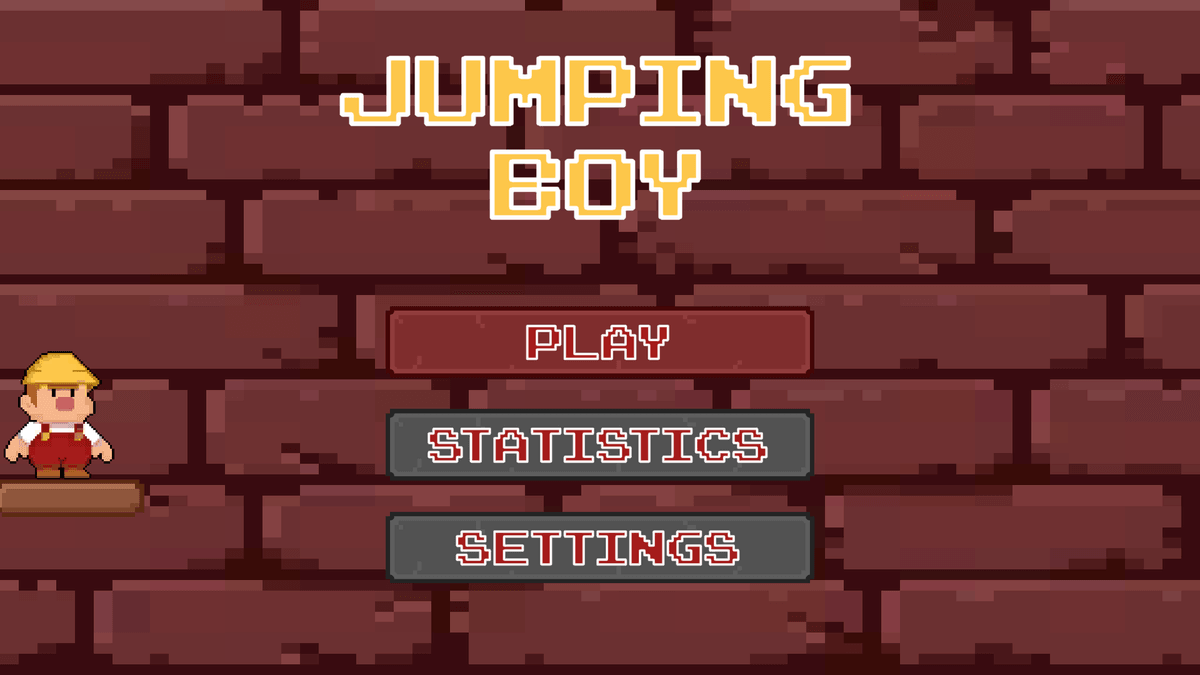 Jumping Boy - Game Menu