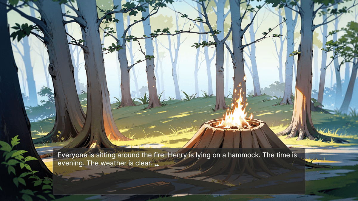 Paradise of Freedom - Forest burning fire