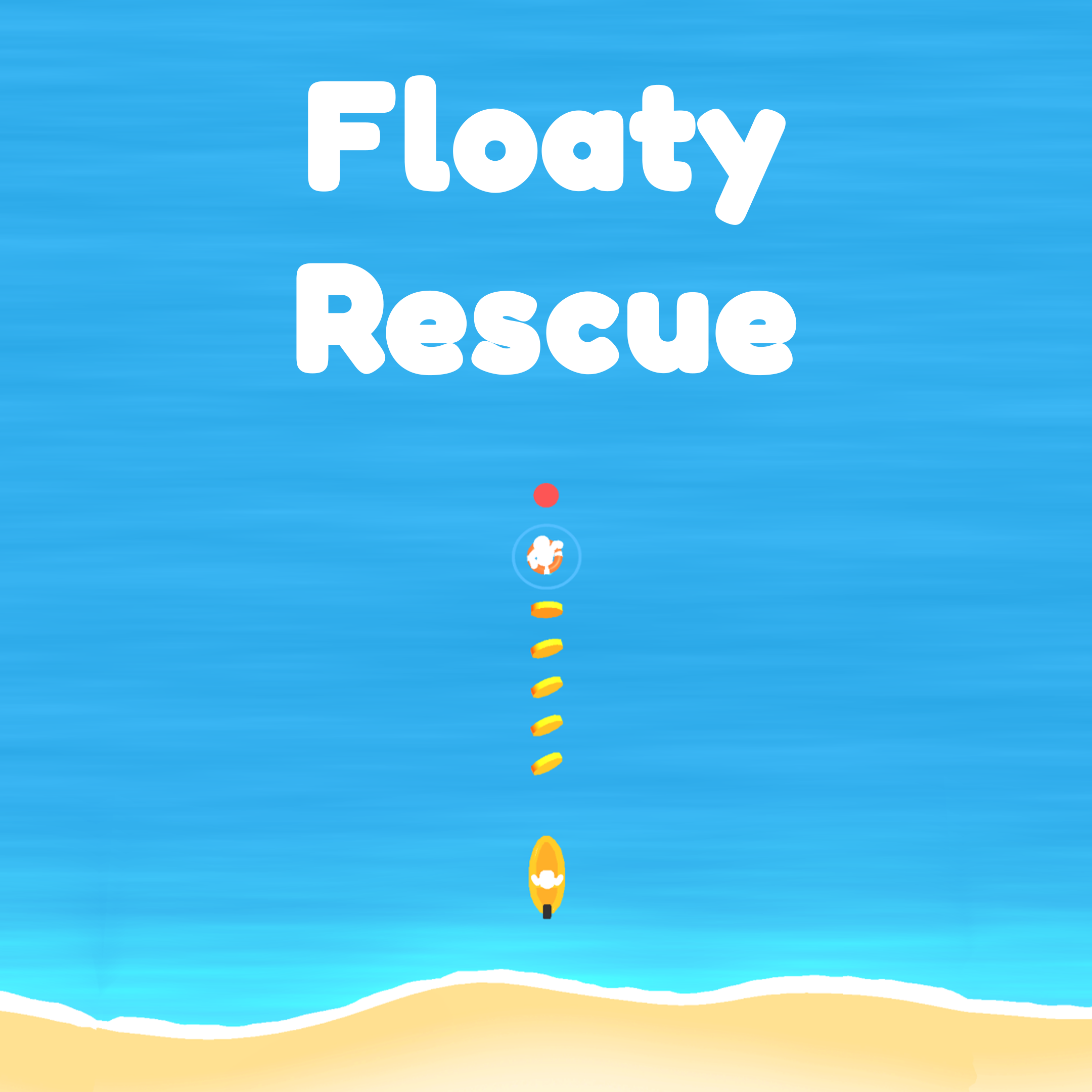 Floaty Rescue - Best Arcade Game for Playstation, Rescue humans, Float, Boat
